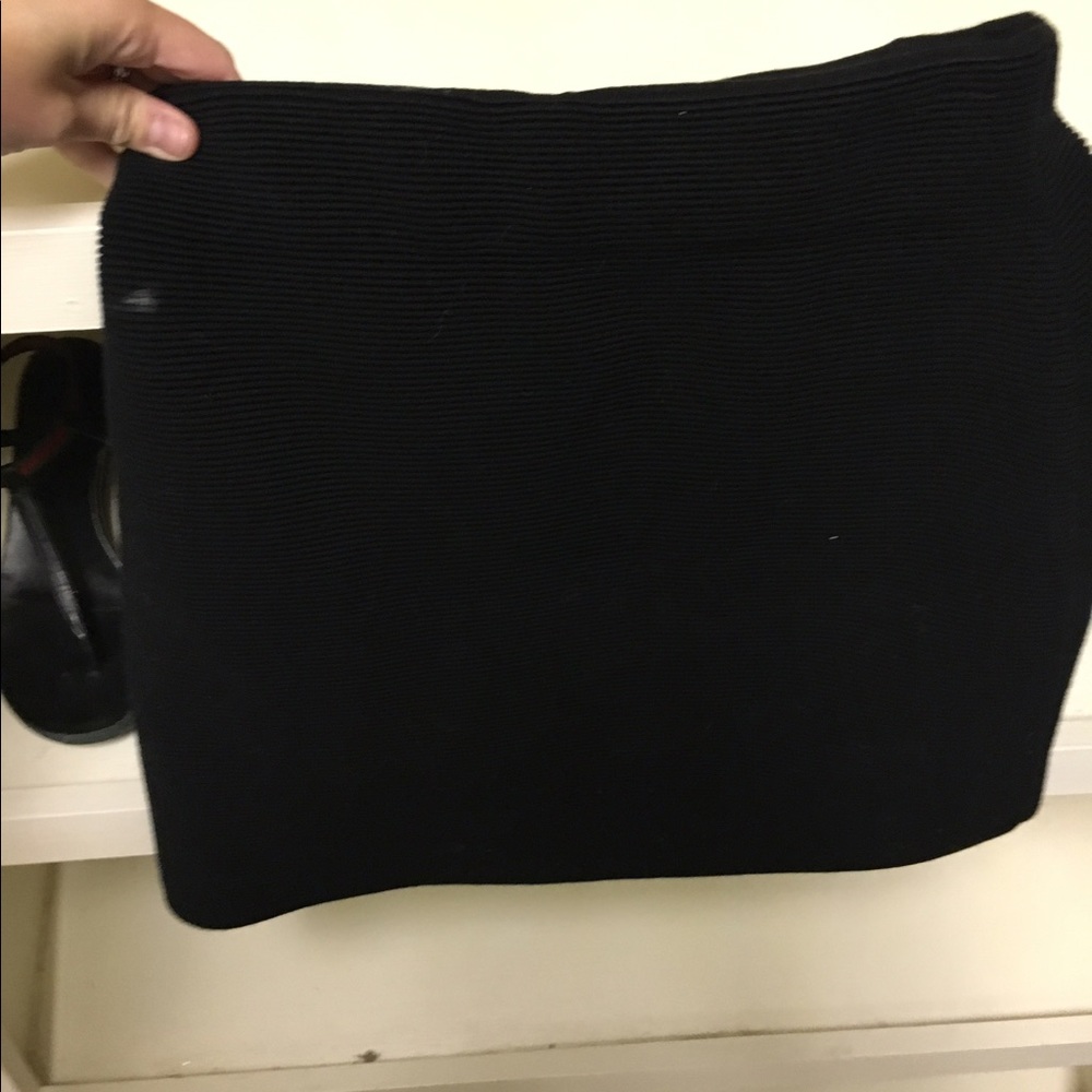 Theory stretch skirt black s/p