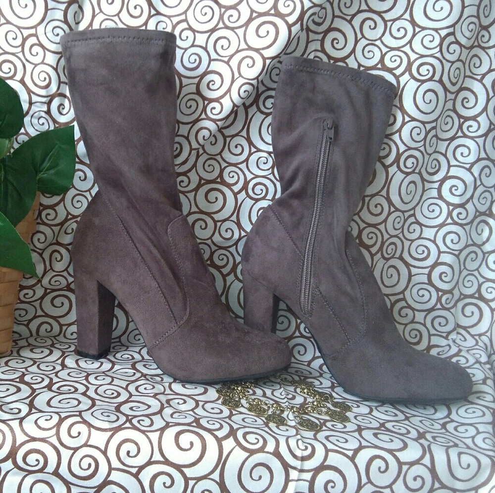 👣Suede Slouch Boots 👢