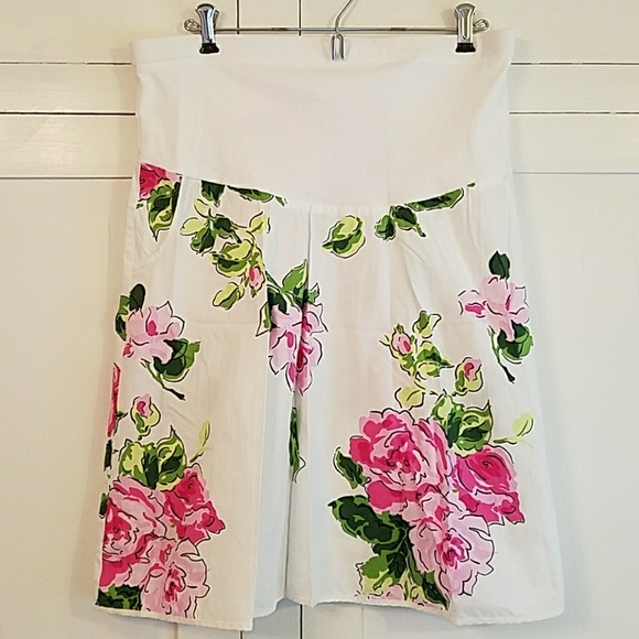 Motherhood Maternity Dresses & Skirts - Motherhood Maternity Floral Spring Skirt