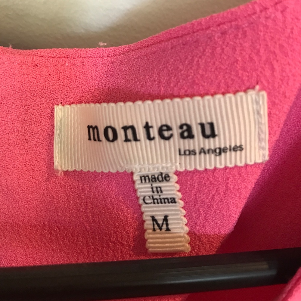 Pink Scalloped Montreal Dress Sz M - Picture 2 of 3