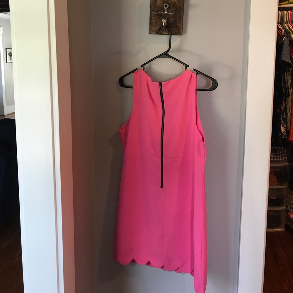 Pink Scalloped Montreal Dress Sz M - Picture 3 of 3