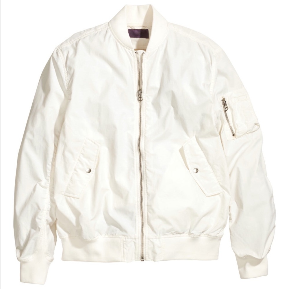 Cement Colored H&M insulated bomber *reserved*