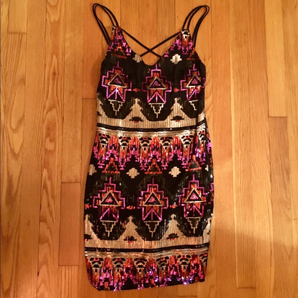 Sequin Mini Dress NWT