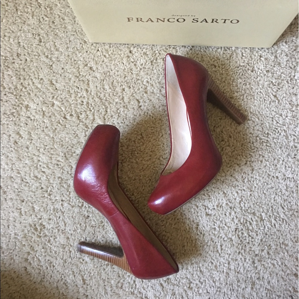 Franco Sarto Red Heels, size 8