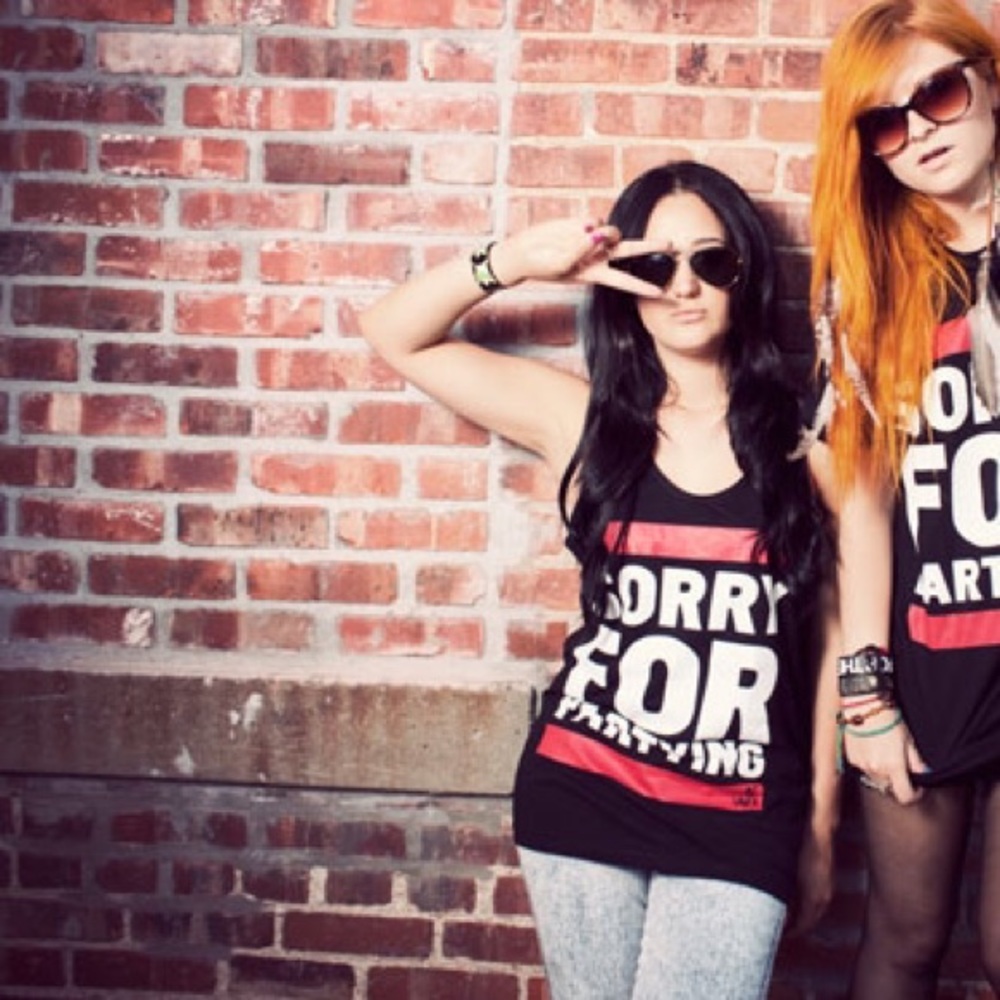 Sorry For Partying Unisex Tank Top - Jac Vanek