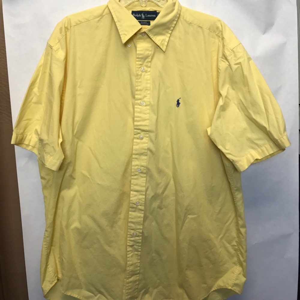 Polo Ralph Lauren large yellow shirt Blake cotton