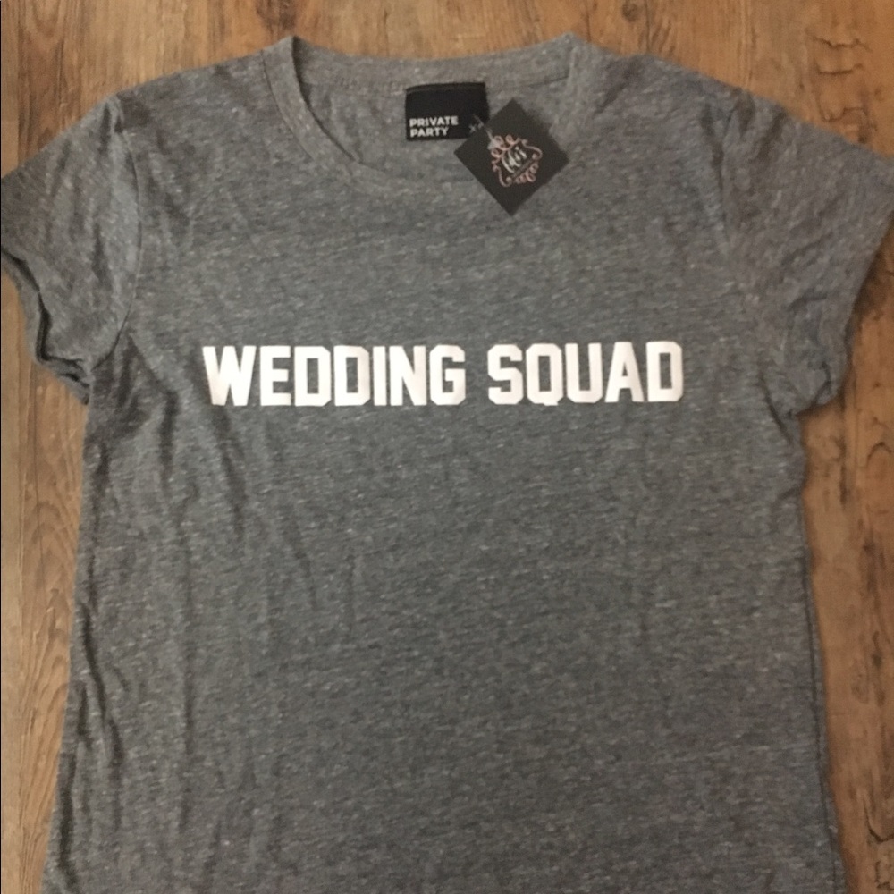 Private Party "WEDDING SQUAD" t-shirts