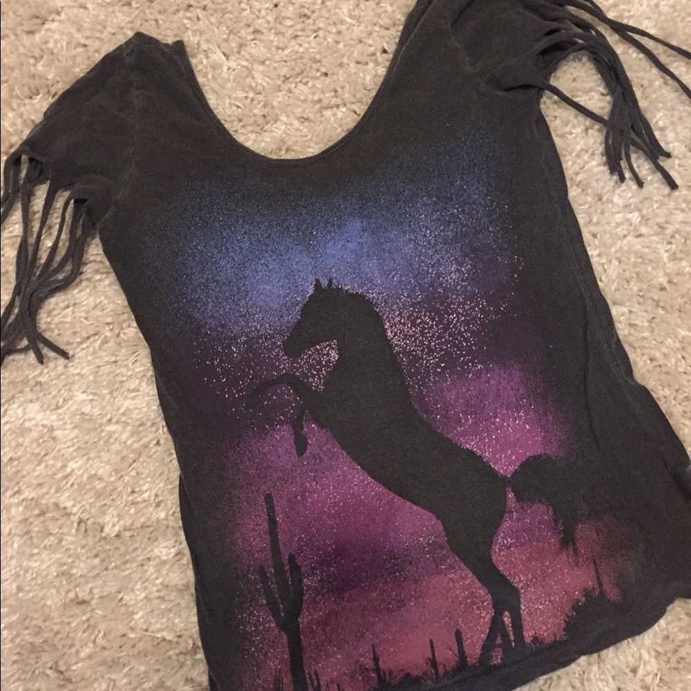 Urban outfitters  🦄 ✨ fringe T-shirt