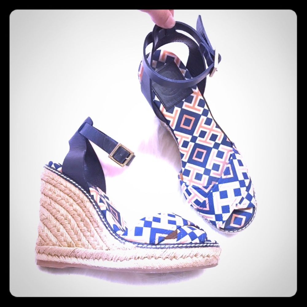 Tory Birch Espadrilles Wedge Sandals