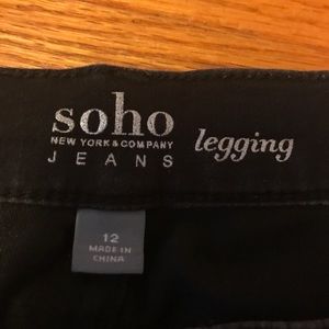 New York & Co. soho legging black jeans