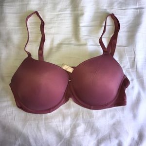 PINK Light Pink Bra Lightly Lined 36C