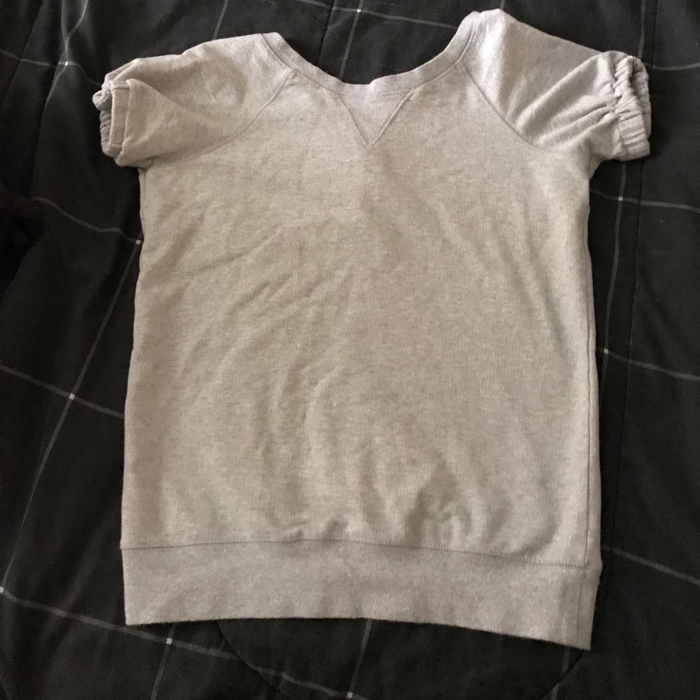 Sparkly gray top