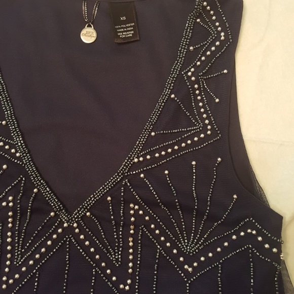 BKE tank with embellishments, sz XS - Picture 4 of 5