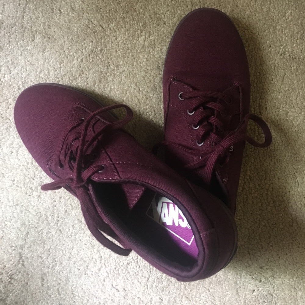 Maroon Vans