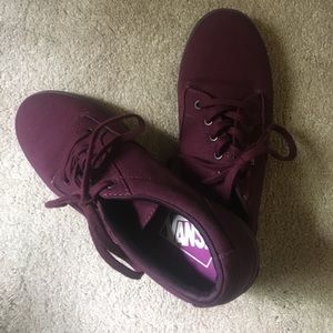 Maroon Vans