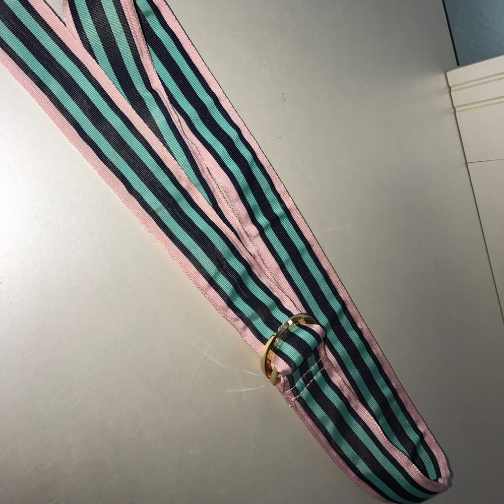 pink & navy belt