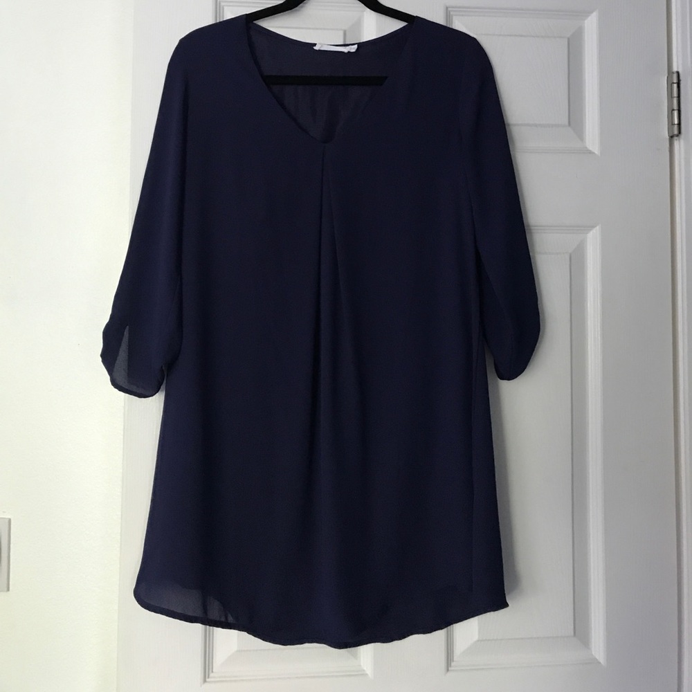 Navy blue dress