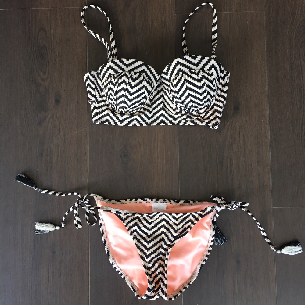 Xhilaration striped bikini