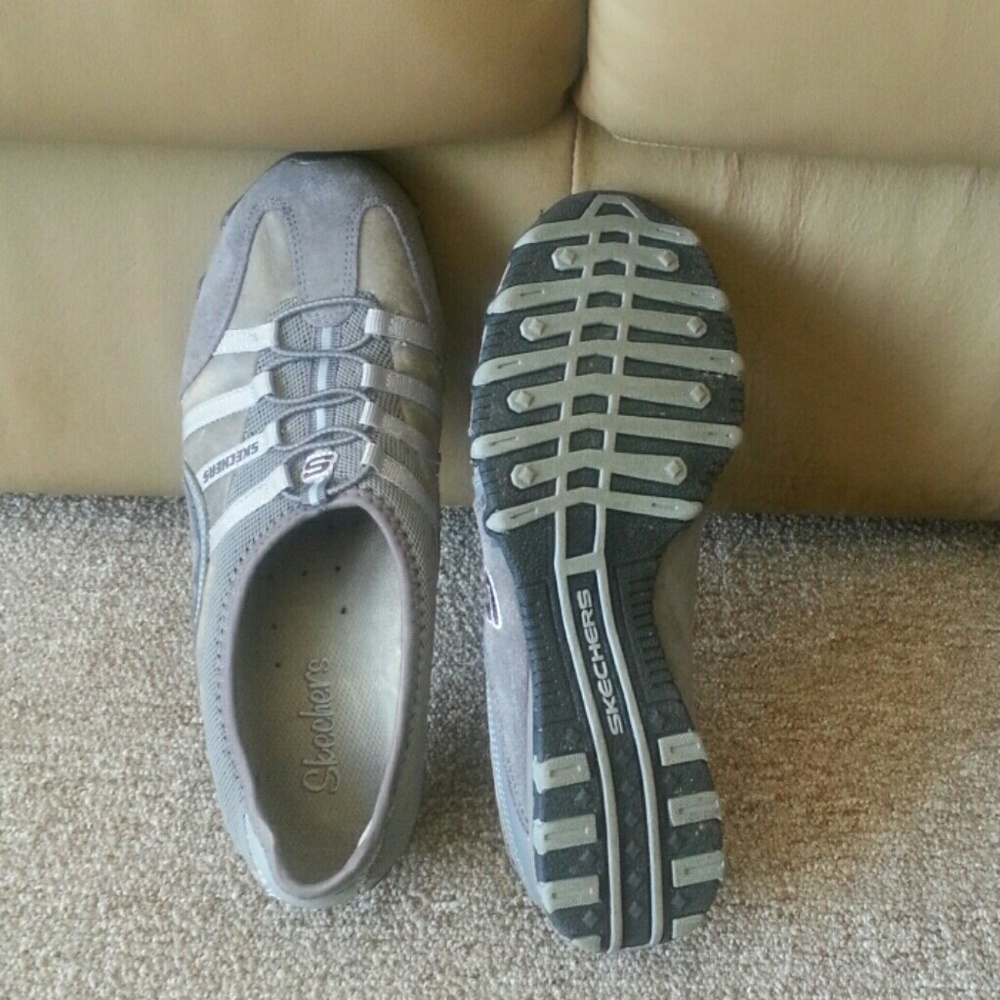 Skeches leather/textile upper