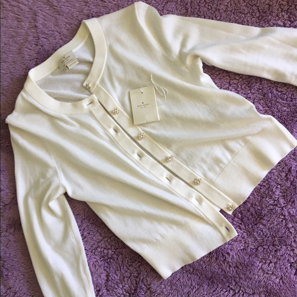 3/4 sleeve Kate Spade cardigan