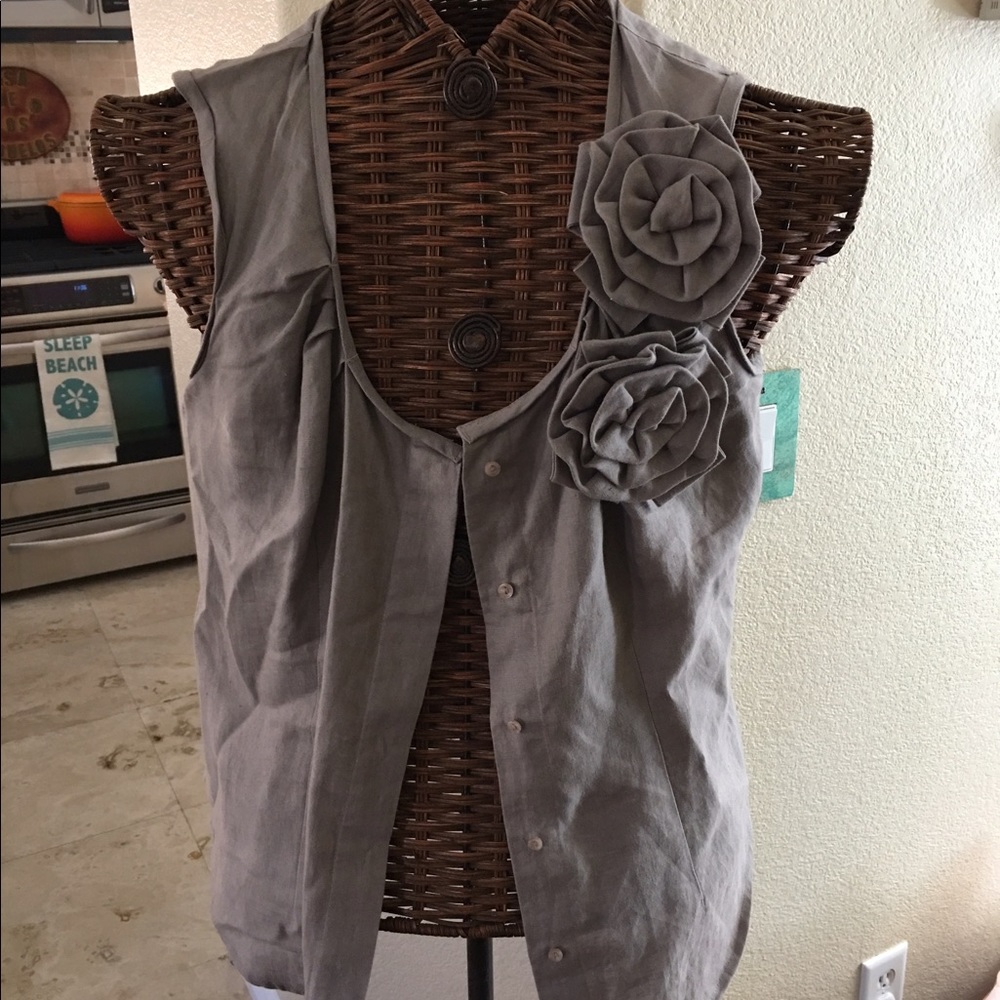 Linen Vest Size 6
