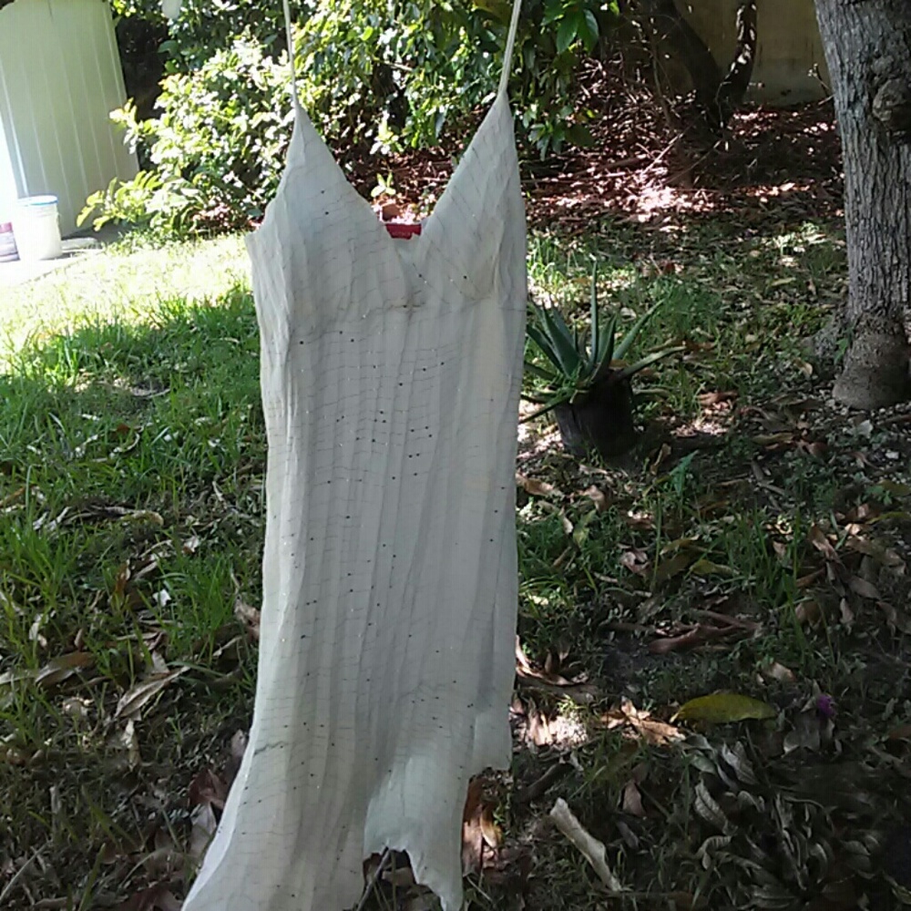 Brand new white beach dress