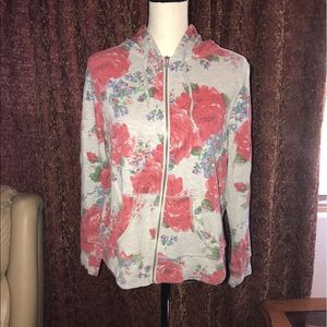 Cute Floral Torrid Hoodie Size 0