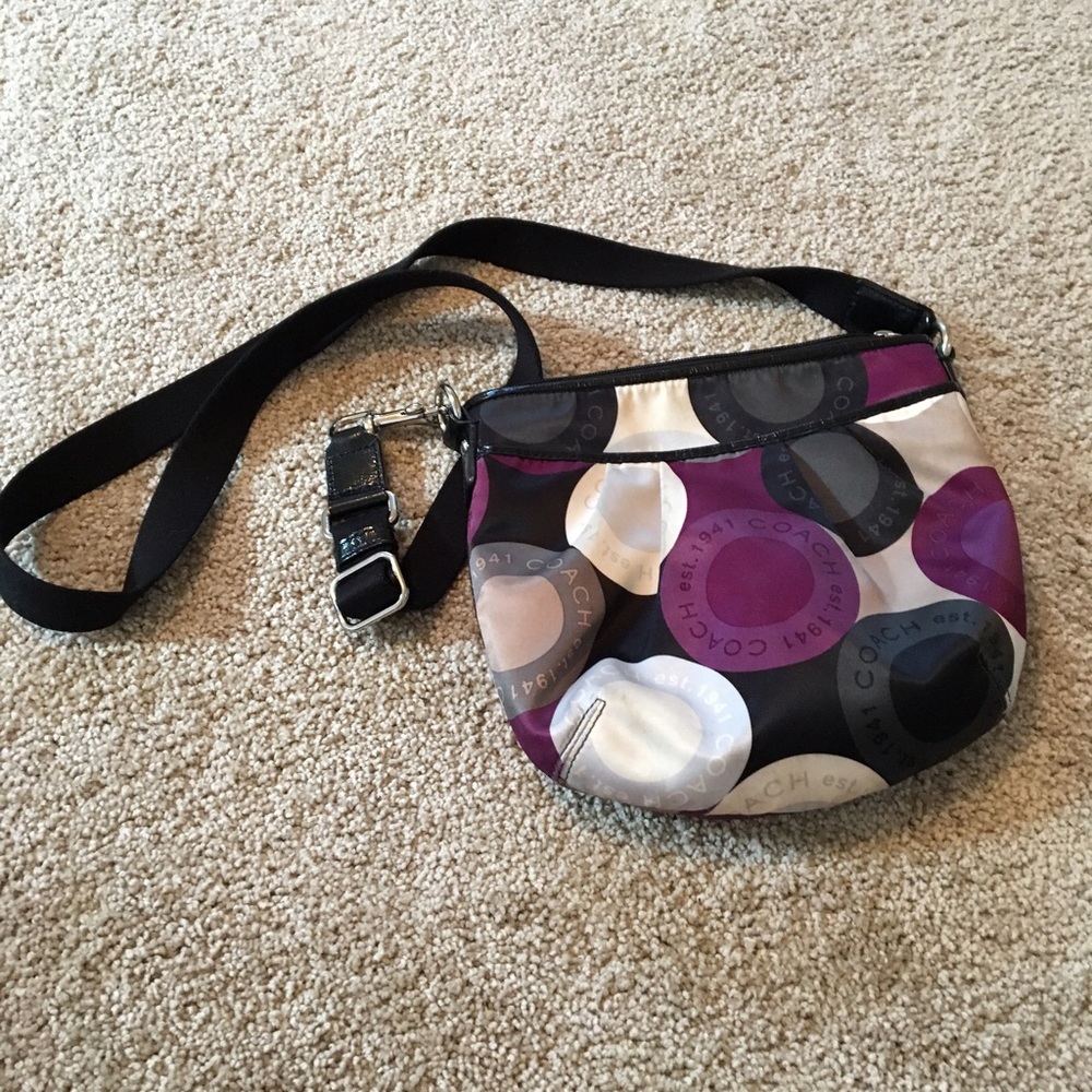 Authentic Coach Circle Crossbody
