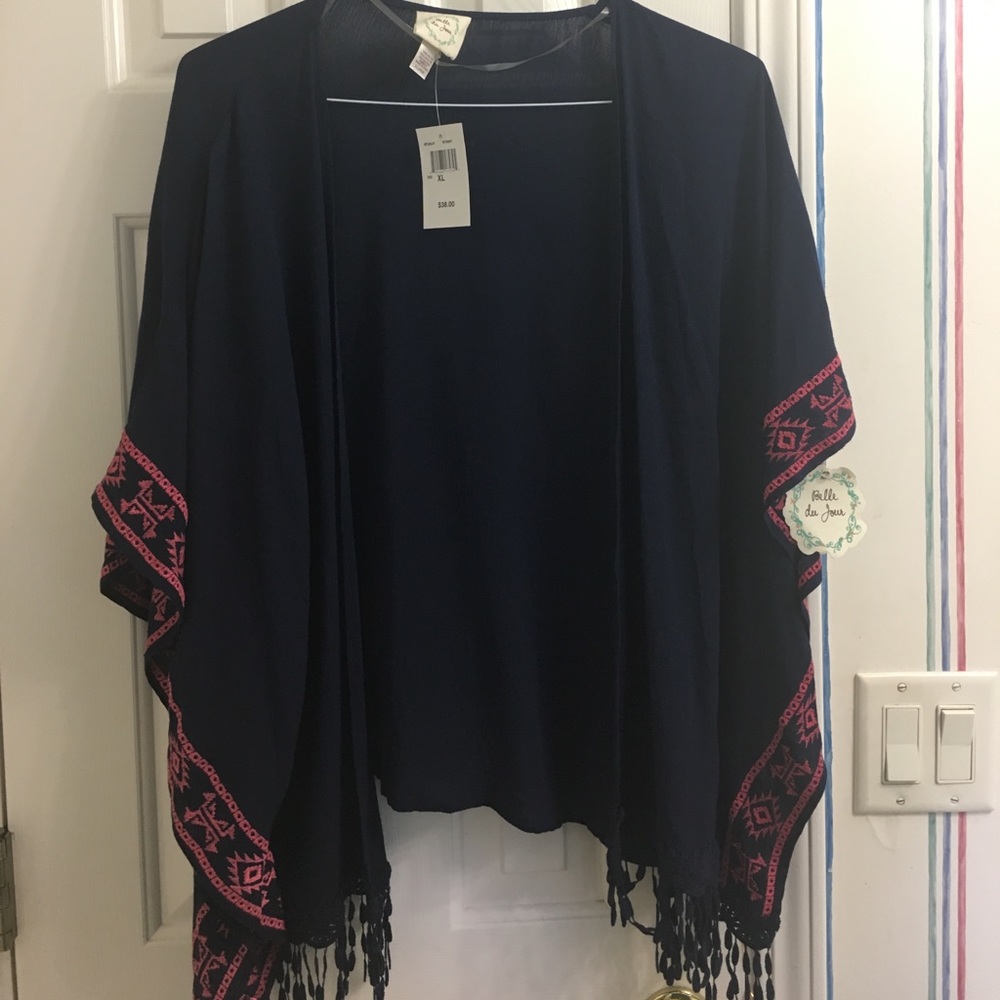 Navy blue Belle du Jour cardigan