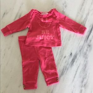 Baby Juicy Couture Ruffle bottom outfit