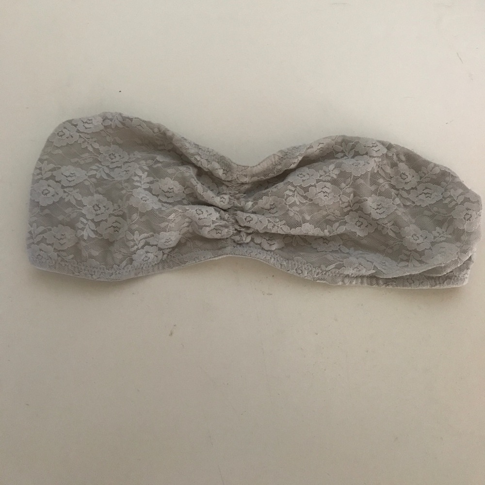 Lacey white bandeau