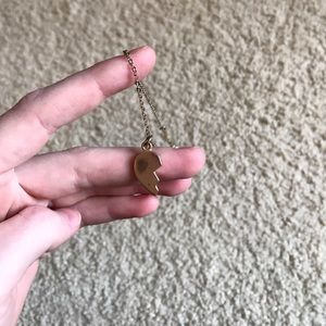 Half heart necklace