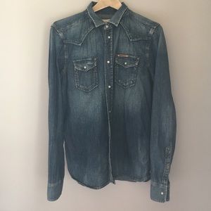 Men's Diesel denim shirt.