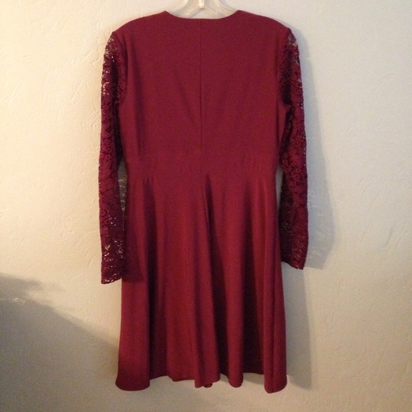 Ashley Graham Lace Long Sleeve Dress - Picture 5 of 5