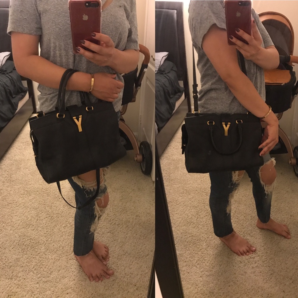 🚫sold🚫Authentic Yves saint laurent mini cabas