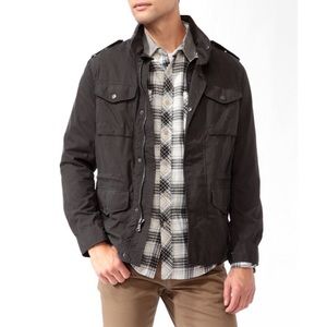 H&M Men's Black Utility Jacket