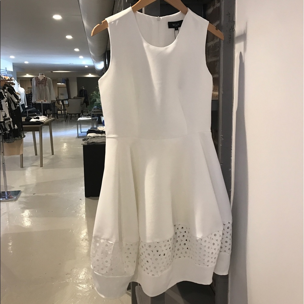 Size 4 MAAC London white cocktail dress