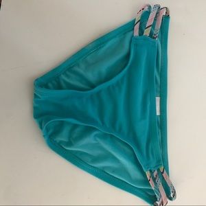Blue bikini bottoms