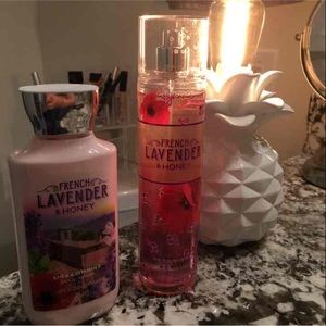 French lavender and honey body lotion and mist