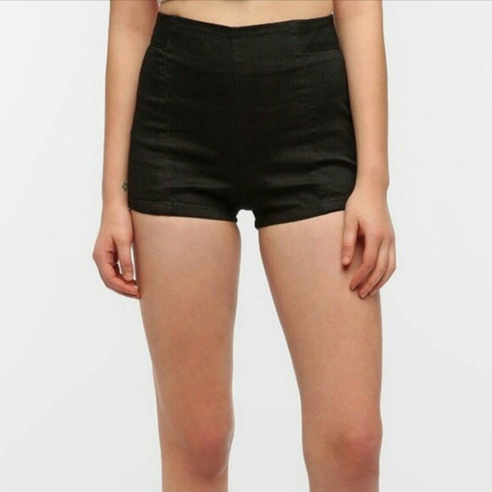 Kimchi Blue high waisted black shorts