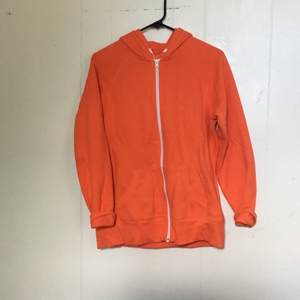 Fluorescent orange hoodie