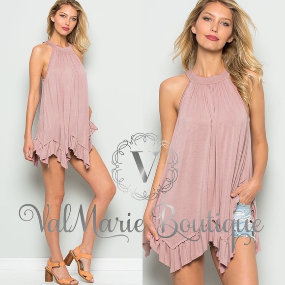 📍CLEARANCE 📍MEGA SOFT MODAL Mauve Top - Picture 2 of 4