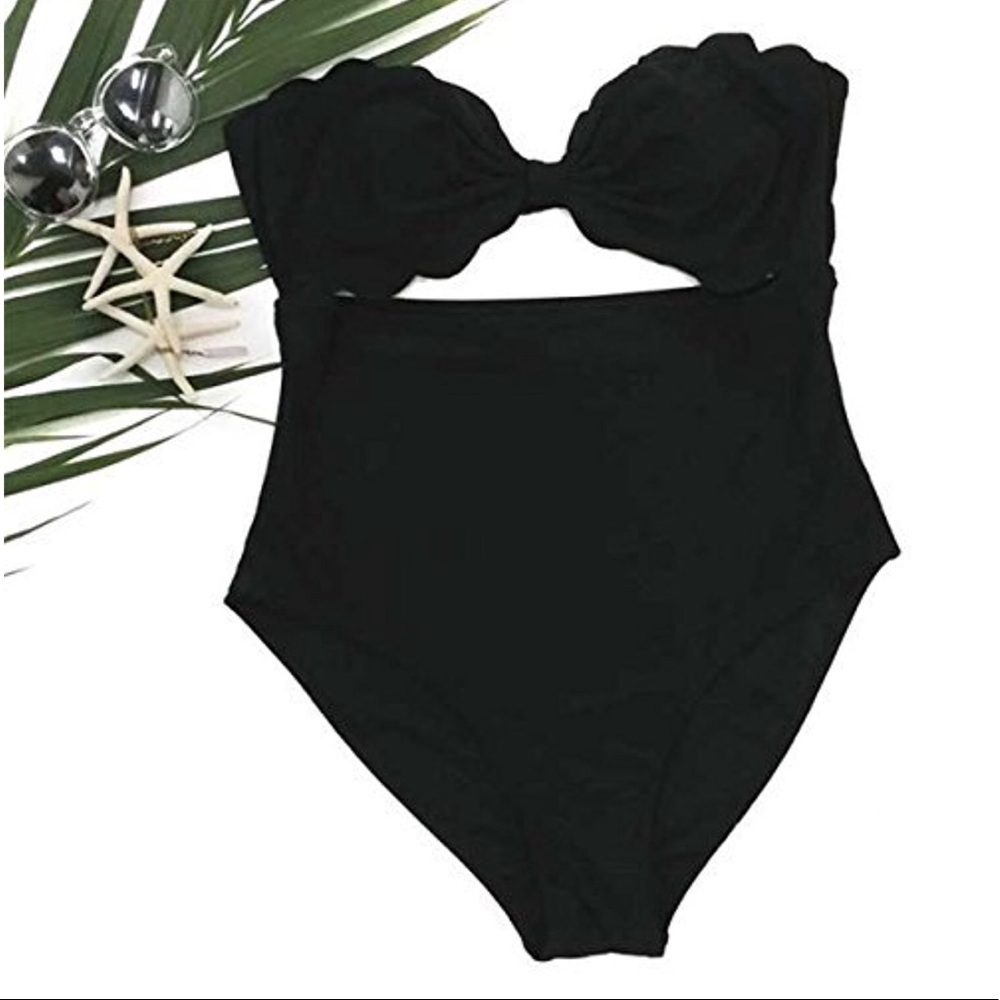 Black One Piece Swimsuit