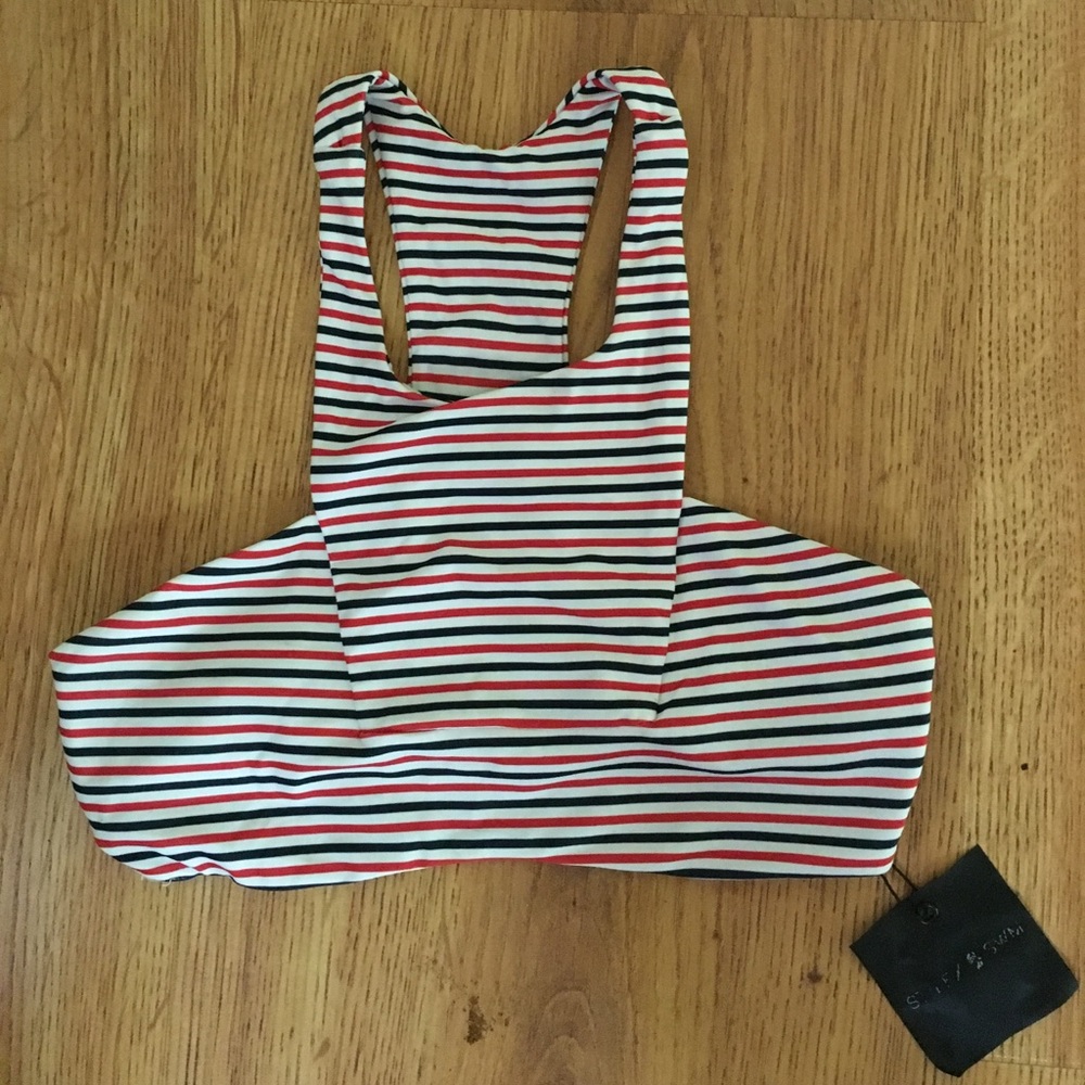 Stone Fox Swim S top. Perfect for 4th of July!