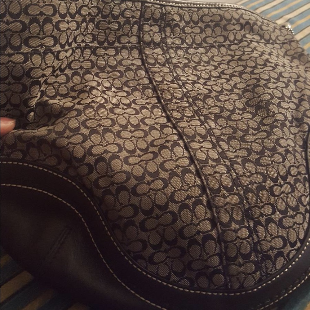 Black coach purse
