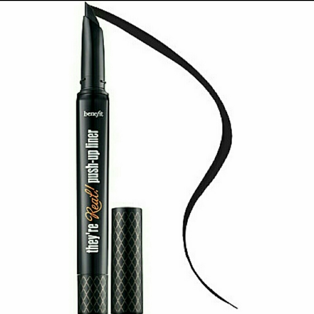 New They're Real Push-up Liner Black