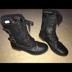 Black Combat Boots
