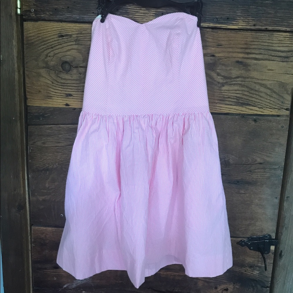 Pink Seersucker Lilly Pulitzer Dress