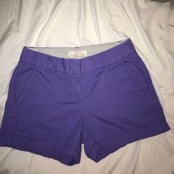 J. Crew purple shorts - Picture 1 of 3