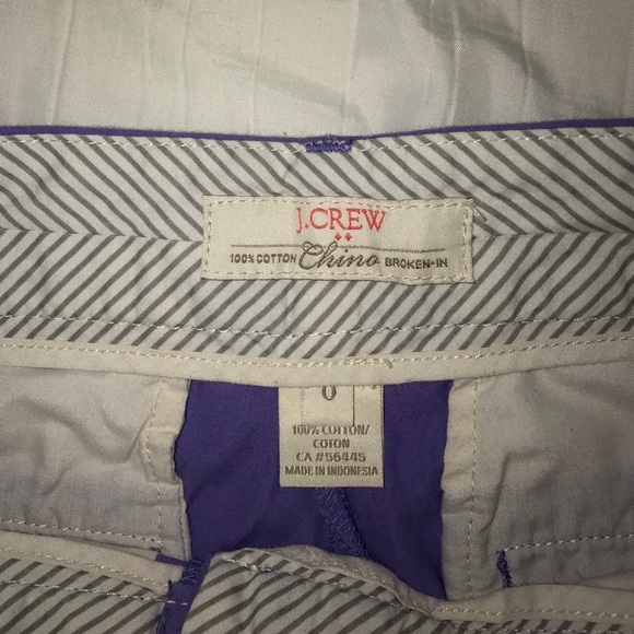 J. Crew purple shorts - Picture 2 of 3